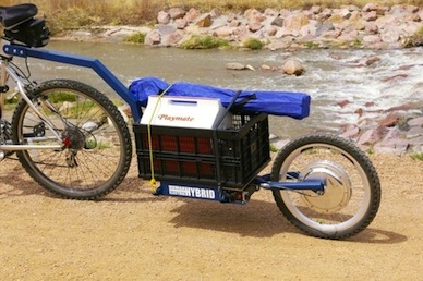 electric push bike trailer