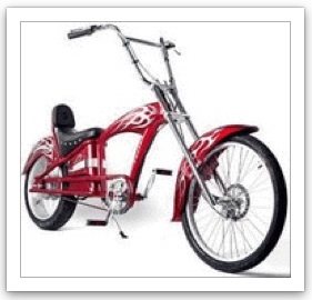 harley davidson chopper bicycle